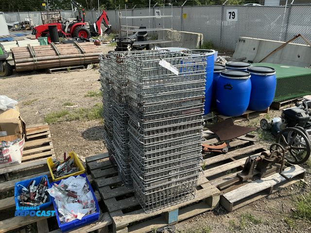 Lot 2-18155 - 38 Stackable Industrial Steel Bolt Bins. 19” x 11" x 9"