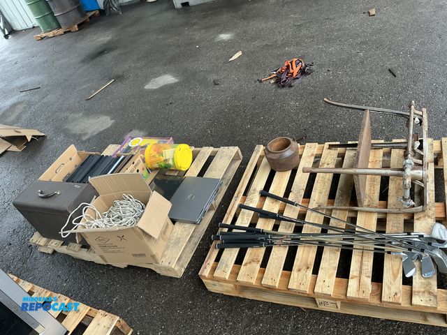 Lot 2-93601 - (2) Skids of Miscellaneous Items including legos, assorted golf clubs, vintage burners, ropes, dell ...