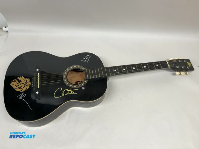 Lot 2-55312 - Autographed Rogue SO-069-RAG-8 Acoustic Guitar(DOBSON)