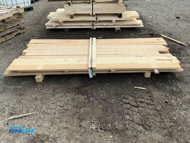 Lot 2-65861 - lot of (2) Layers of 4/4 Cherry - approx. 44"wide x 8' long
