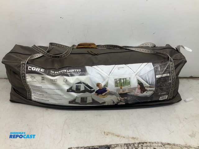 Lot 2-19659 - Core 10-Person instant pyramid tent, used