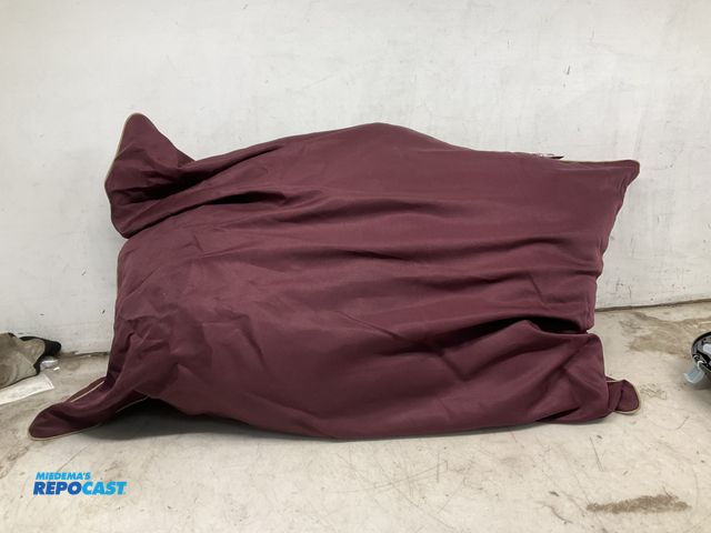 Lot 2-73456 - Majestic maroon pet bed