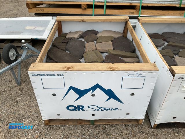 Lot 2-27545 - QR Stone Dressed fieldstone walnut flats, 100 SQ. FT