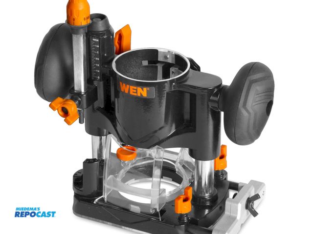 Lot 2-13771 - WEN 20610-PB Plunge Base Kit for Compact Trim Routers