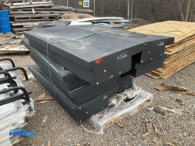 Lot 2-61960 - Skid lot of (8) RV heavy duty Freshwater Tanks approx 61” x 25” x 10”