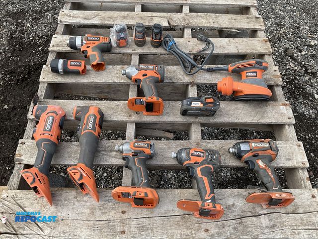 Lot 2-40569 - (9) Ridgid Electric Hand Tools