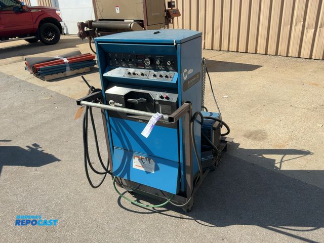 Lot 2-33042 - Miller Syncrowave 351 CC AC/DC TIG Welder, 200/230/460 Volt Single Phase, Coolmate 3 Cooler, Foot Pe...