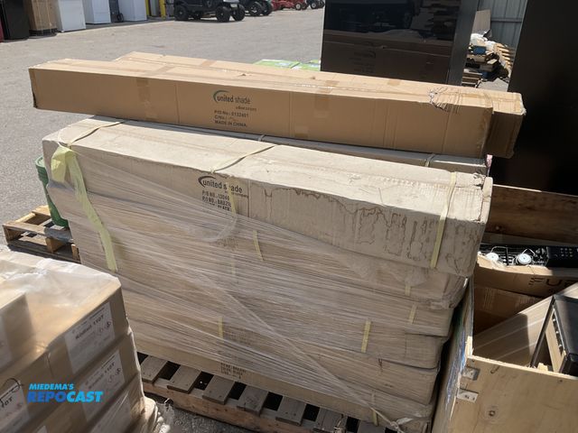 Lot 2-99123 - Skid lot of United Shades Black Blinds