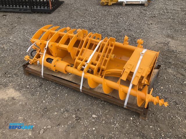 Lot 2-41911 - New Attachment Set for Mini Excavators, 30mm Pin Holes, includes 15" Wide Grapple, Ripper, 19-1/4" W...