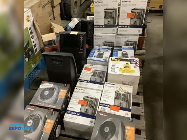 Lot 2-35086 - Skid Lot of (13) Misc Milkhouse, Laskco, and Vornado Electric Heaters and (3) Utility Pumps
(all for...