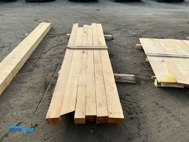 Lot 2-33707 - layer of 33" w x 10-12' long 3-1/2" thick Cherry Boards