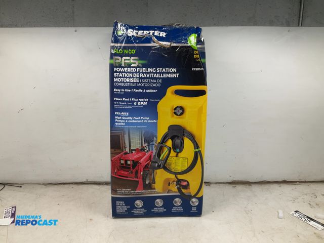 Lot 2-19098 - Scepter Flo’n’go Powered fueling station, 14 gallons, 6 GPM