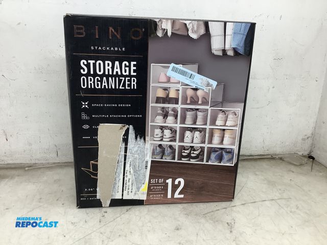 Lot 2-93304 - buo stackable storage organizer set of 12