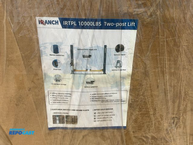 Lot 2-44101 - New SDLANCH Model IRTPL Two Post Lift, 4500 KG Lifting Capacity, 1800mm Lifting Height, 220/380 Volt...