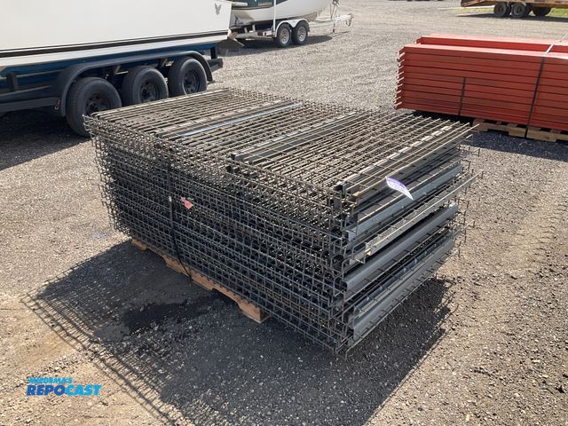 Lot 2-30546 - (29) 42” x 72” wire mesh decks for 42” pallet racking, used