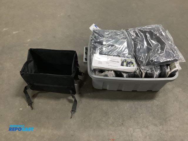 Lot 2-18403 - Plastic container of assorted mini pro-lockers organize bat bags carry gear