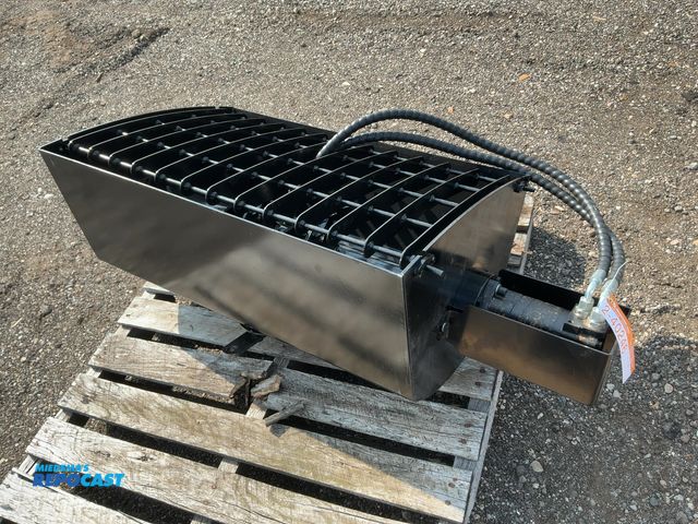 Lot 2-40246 - New SDLANCH Concrete Mixer Mini Skid Steer Attachment, manual lower discharge hole, approx. 3' wide ...