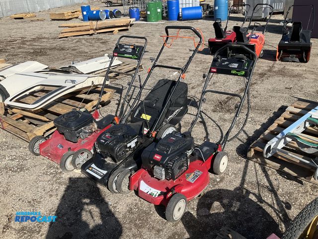 Lot 2-73231 - . Push Mower Lot of (3) push mowers for parts and repair including: (2) toro super pro recycler and ...
