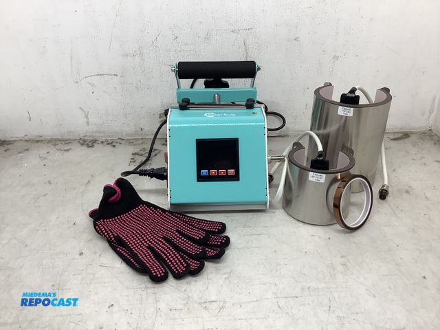 Lot 2-35842 - Color Sub 3075 Heat press Tumbler 15oz and 40oz