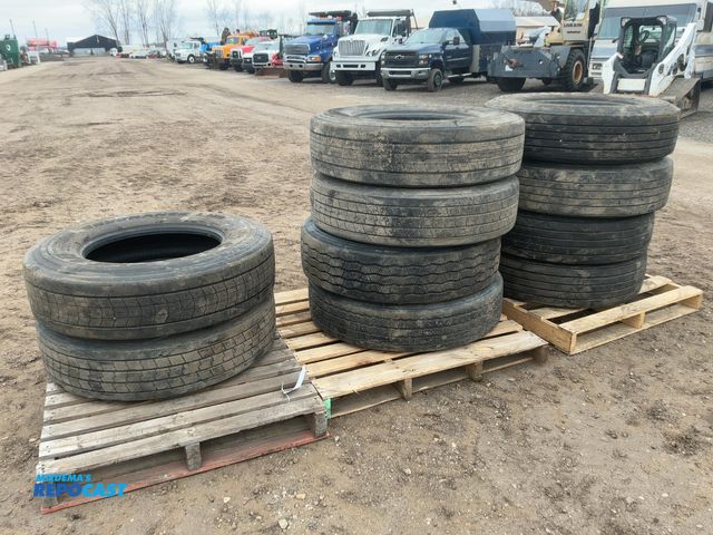 Lot 2-11005 - (10) Assorted Used 295/75R22.5 Semi Tires