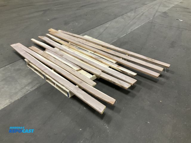 Lot 2-21204 - (10) 4/4 Walnut wood boards, lengths from approx 3’ to 8’, widths from 3” to 4-1/2”