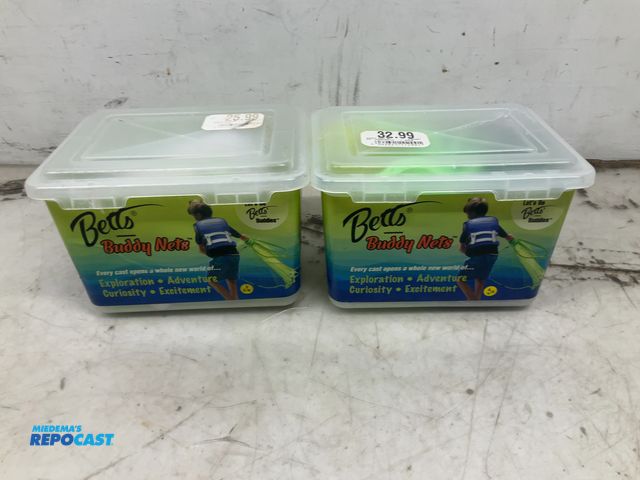 Lot 2-96394 - Lot of (2) Betts buddy nets, 3’-3/8” and 4’-3/8”