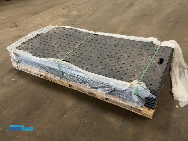 Lot 2-42187 - (15) New SDLANCH IRGPM Ground Protection Mats, Approx. 41-1/2” wide x 95” long x1/2” thick, diamond ...