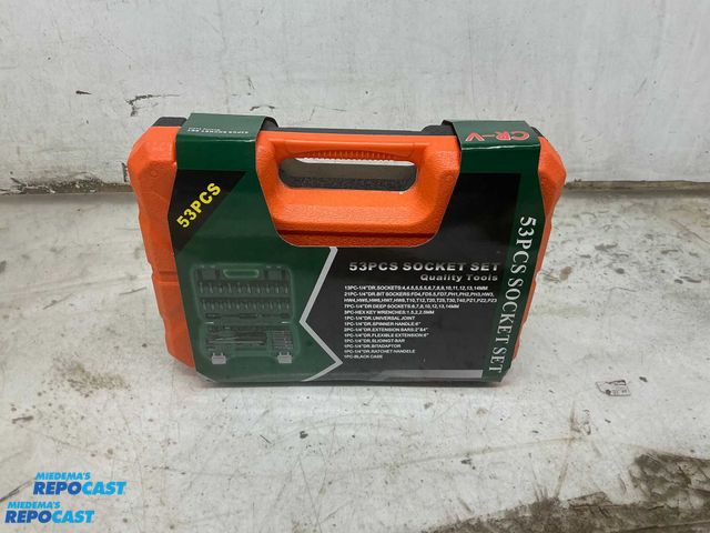 Lot 2-60501 - CR-V 53pcs Quality Tools Socket Set