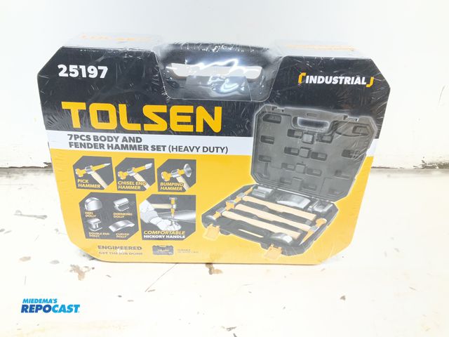 Lot 2-73542 - Tolsen 7pc Fender and Body Heavy Duty Hammer Set