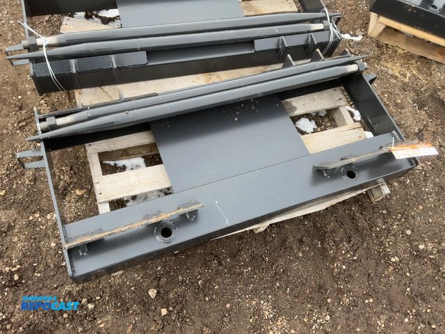 Lot 2-42357 - New JCT Bale Spear Skid Steer Attachment, Universal Quick Attach, Has Two Spears that Stick Out Appr...