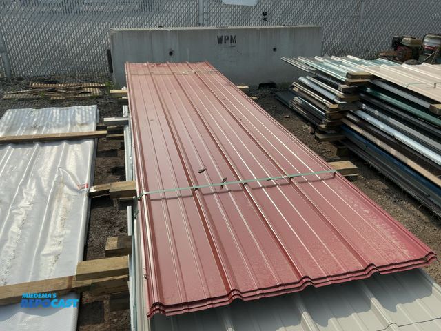 Lot 2-74161 - Bundle of agricultural metal (red) measures 12’x3’3”