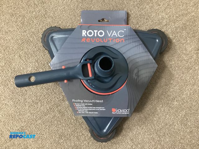 Lot 2-74273 - New Kokido ROTO VAC pivoting vacuum head. Bumper wheels with bristles, weighted body, swiveling plat...