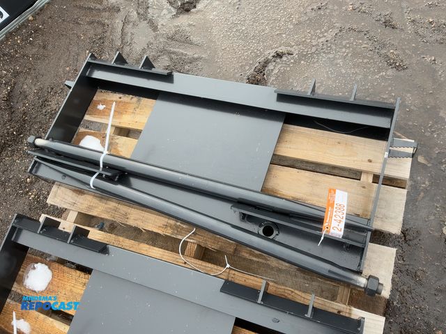 Lot 2-42388 - New JCT Bale Spear Skid Steer Attachment, Universal Quick Attach, Has Two Spears that Stick Out Appr...