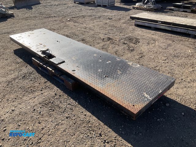 Lot 2-40655 - Used Rice Lake Rough Deck Platform Scale model 3X12HP-10K, rated for 10,000 lbs, 3'x12’ steel deck, ...