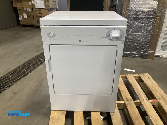 Lot 2-55213 - Scratch & Dent Electric GE Spacemaker DSKP333EC6WW Dryer