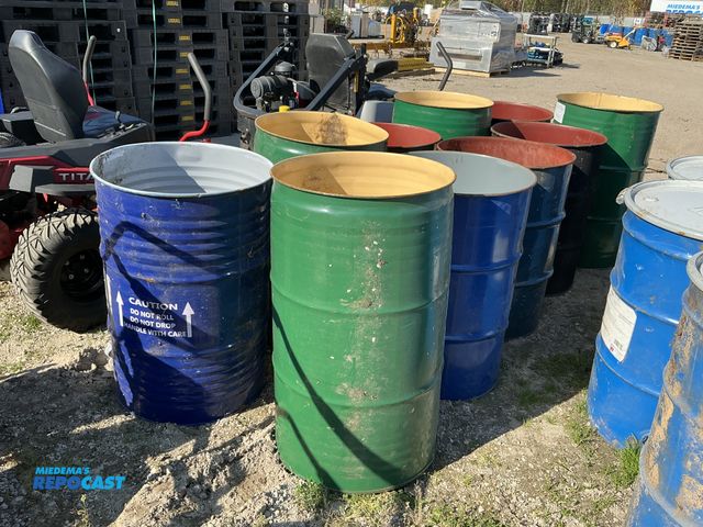 Lot 2-67851 - 10 Metal Food Barrels