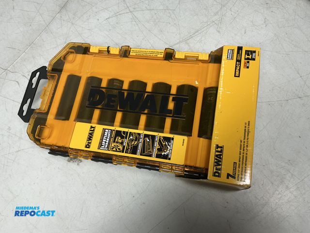 Lot 2-73118 - DeWalt 7pc. Metric 1/2” Drive Impact Deep Socket Set