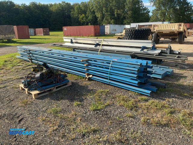 Lot 2-21485 - Gorbel Free Standing Bridge Crane System 130' runway 20' span, overall runway capacity 2000#, (4) 20...