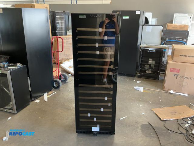Lot 2-67711 - Scratch & Dent Vinotemp EL-142TSST 155-Bottle Dual-Zone Wine Cooler