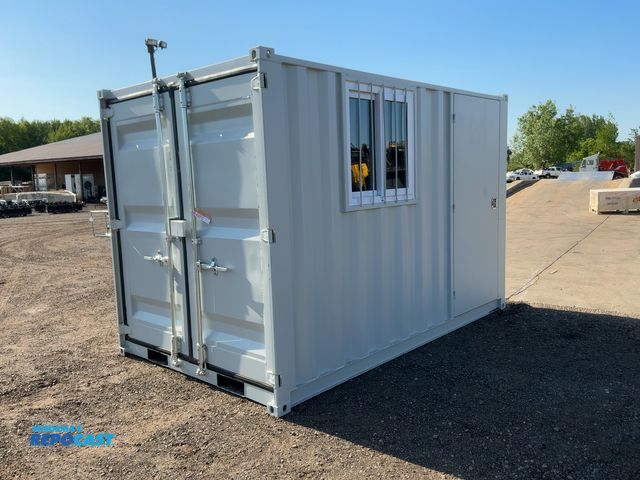Lot 2-44615 - New 11’ Job Site Storage Container, 133-1/2” long x 80” Wide x 88-1/2” tall overall, Swing Doors on ...