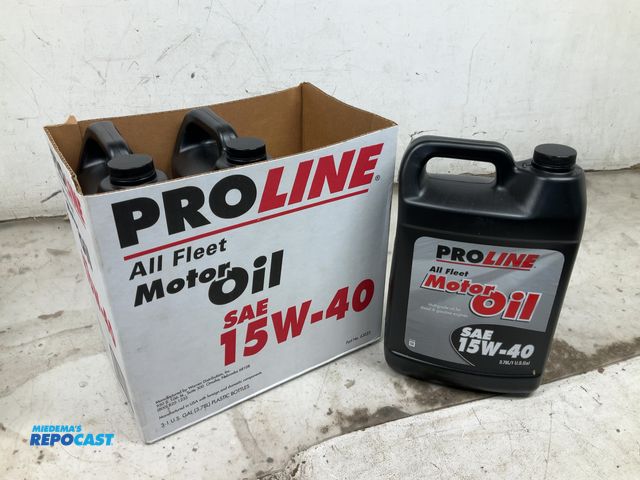 Lot 2-33971 - 3 gal. proline 15w-40 all fleet motor oil