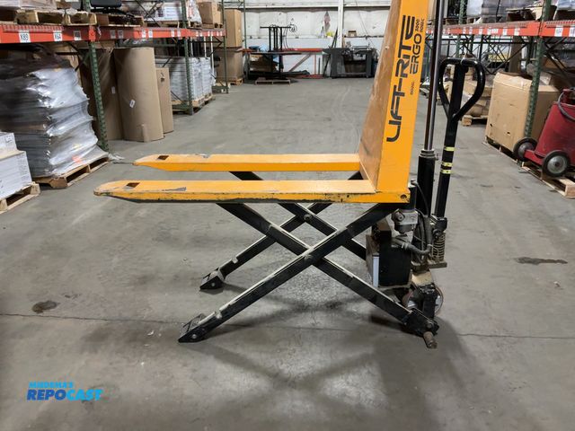 Lot 2-93598 - 1 Lift- Rite Ergo3000 Electric pallet jack On board charger push button/manual operation.