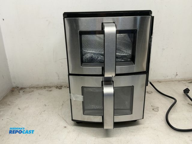 Lot 2-93782 - Scratch & Dent Gourmia GAF1190 Dual Basket Air Fryer