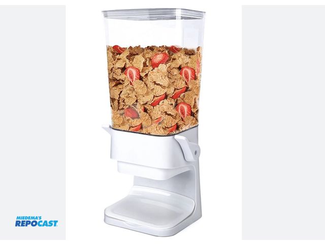 Lot 2-17130 - Countertop Cereal Dispenser