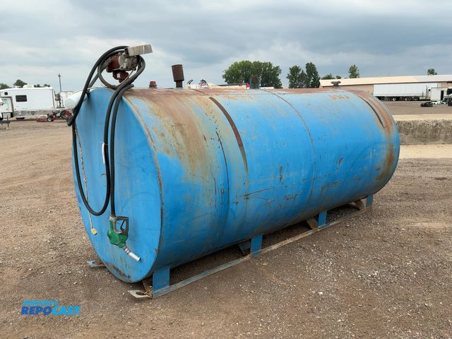 Lot 2-40134 - 2,000 Gallon Steel Bulk Fuel Tank with Tuthill 120 Volt Pump with filter, hose, and nozzle, was used...