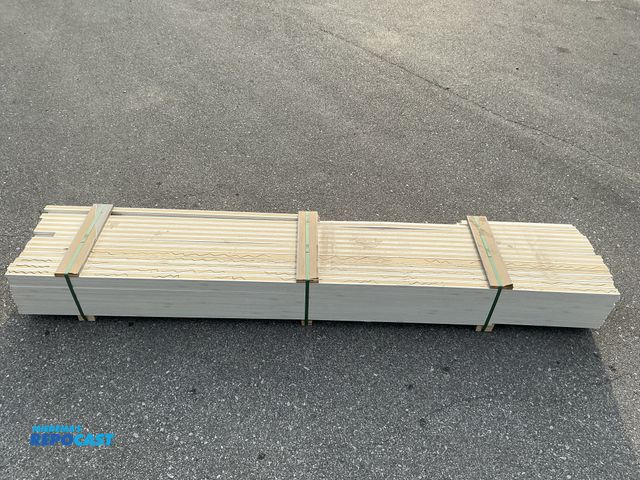 Lot 2-74057 - New Adorn Laminated Trim - approx. 9’ x 1.5” x .75” thick
