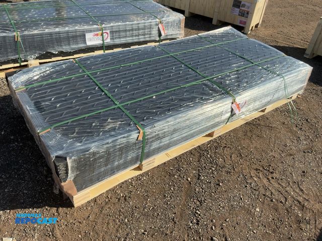 Lot 2-41978 - (15) New SDLANCH Ground Protection Mats, Approx. 41" wide x 94-1/2" long x1/2” thick, diamond plate ...