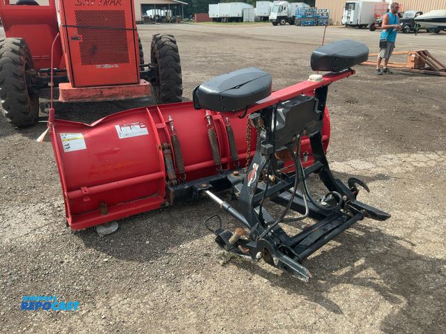 Lot 2-40636 - Western Contractor Grade 8' UltraMount Snow Plow Blade, Bolt on Metal Cutting Edge, Spring Trip, Hyd...