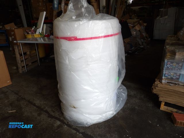 Lot 2-53941 - Packing Foam roll, 48" W x 550' L, 1/8
thick, #56KZ03