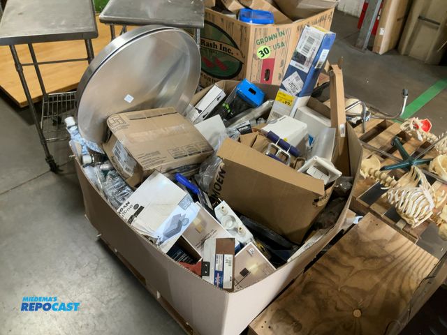 Lot 2-33311 - Box of Assorted Home Construction Supplies and Plumbing Supplies